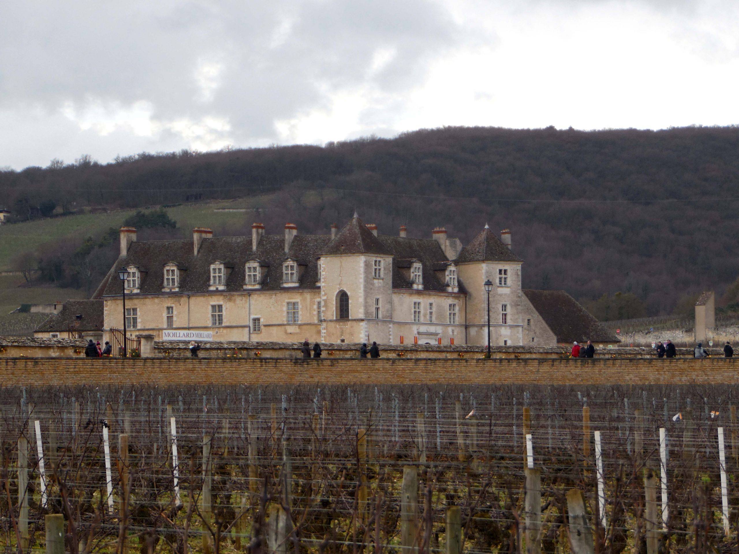 Fonds d'cran Constructions et architecture Constructions diverses Clos Vougeot (en hiver)