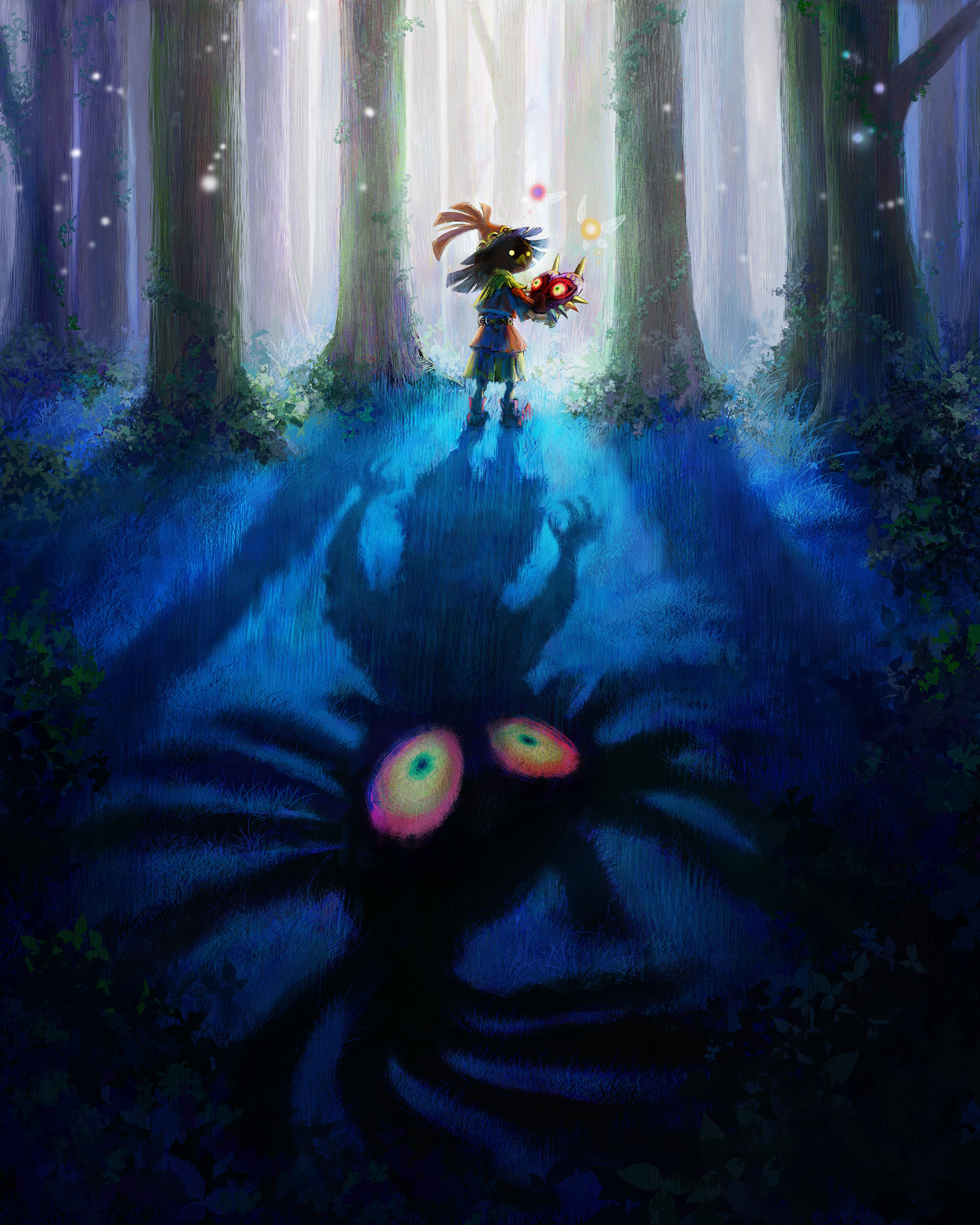 Wallpapers Video Games The Legend of Zelda : Majora's Mask Skull Kid & Majora