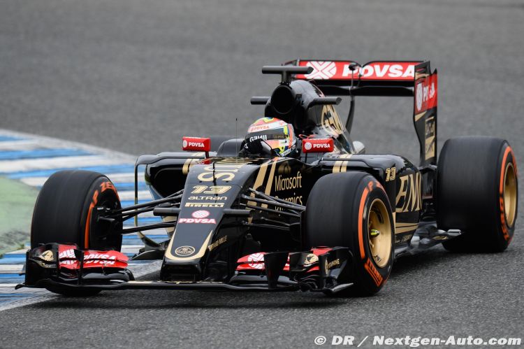 Wallpapers Sports - Leisures Formule 1 Lotus E23 essai Jerez 02/02/15