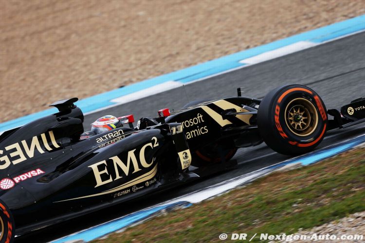 Wallpapers Sports - Leisures Formule 1 Lotus E23 essai Jerez 02/02/15