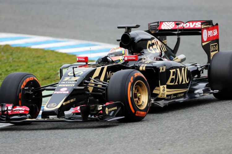 Wallpapers Sports - Leisures Formule 1 Lotus E23 essai Jerez 02/02/15