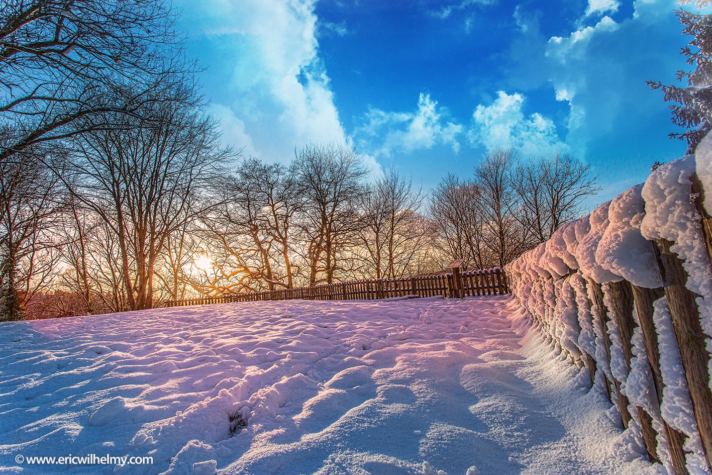 Fonds d'cran Nature Saisons - Hiver Nature enneige