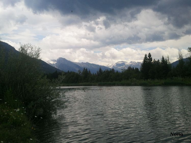 Fonds d'cran Nature Lacs - Etangs Arrivée de la pluie