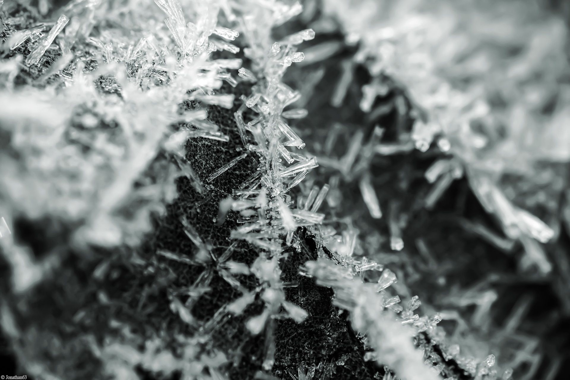 Fonds d'cran Nature Saisons - Hiver Macro de givre.