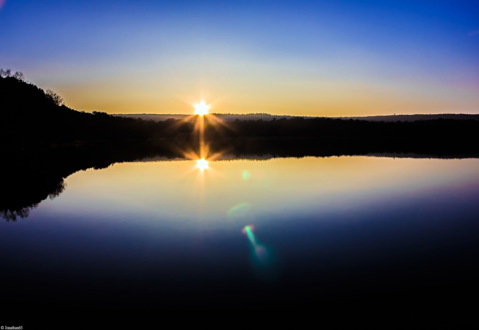 Wallpapers Nature Sunsets and sunrises Forêt de Brocéliande (Bretagne).