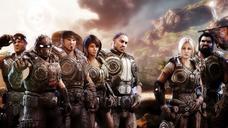 Fonds d'cran Jeux Vido Gears of War 3 Equipe Gears of War 3