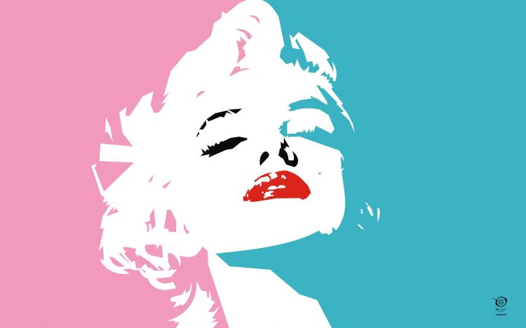 Wallpapers Digital Art Portraits Marilyn Monroe