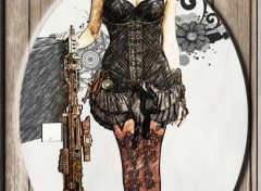  Digital Art Emma Steampunk