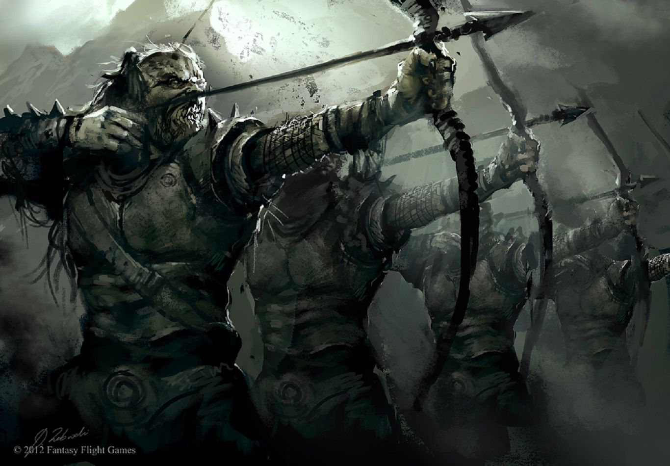 Fonds d'cran Fantasy et Science Fiction Orcs archers orc