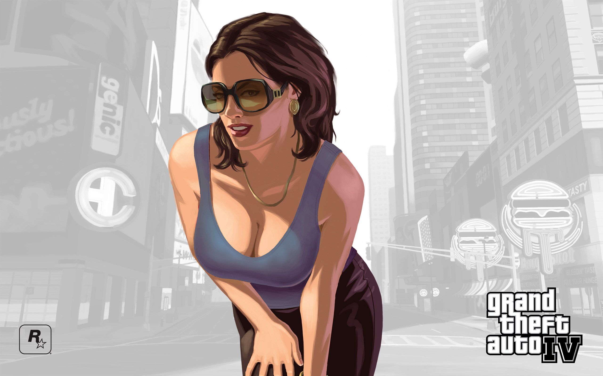 Wallpapers Video Games GTA 4 gta 4 fille