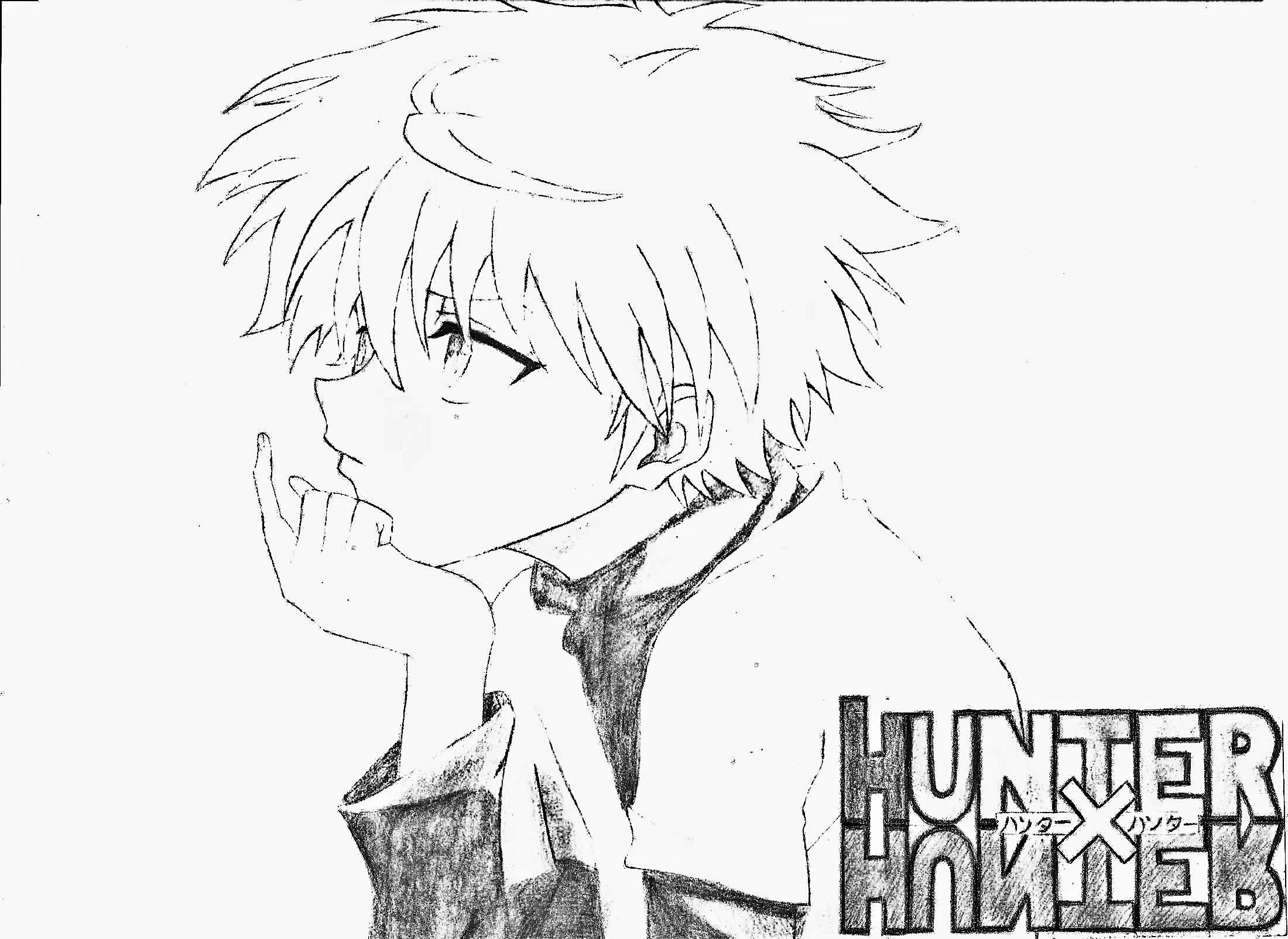 Wallpapers Art - Pencil Manga - Hunter X Hunter Kirua - Hunter x Hunter