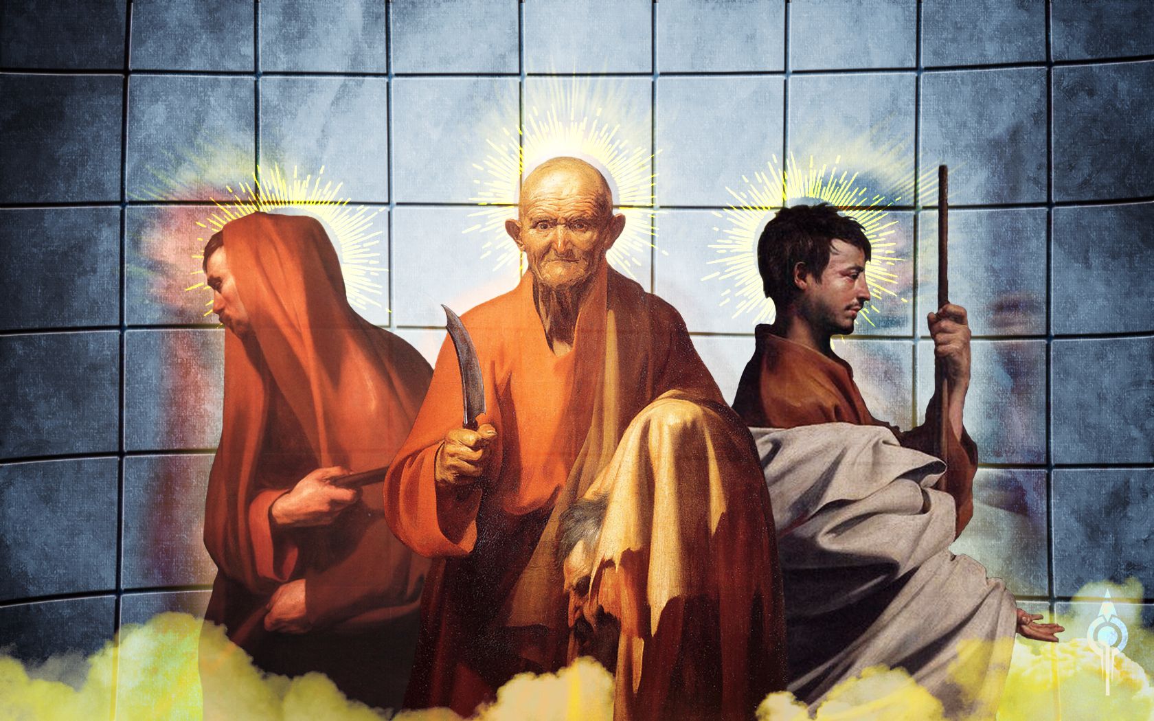 Wallpapers Digital Art Humanity Saint Mattias, Barthlemy et Thomas