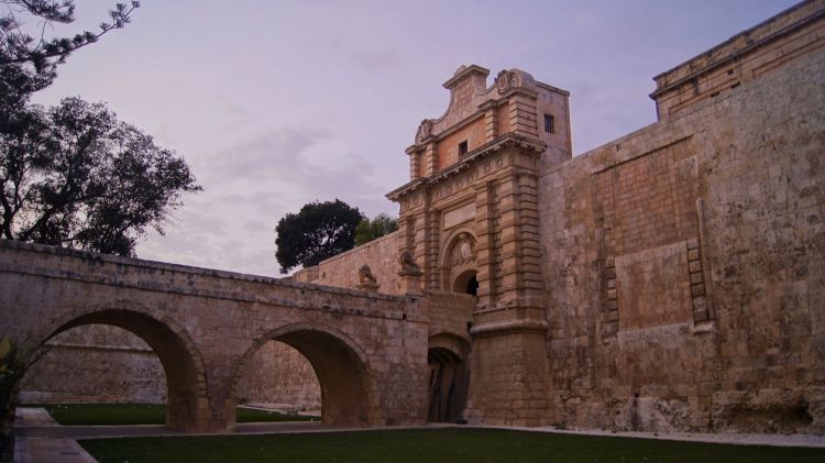 Wallpapers Constructions and architecture Castles - Palace Porte de Mdina