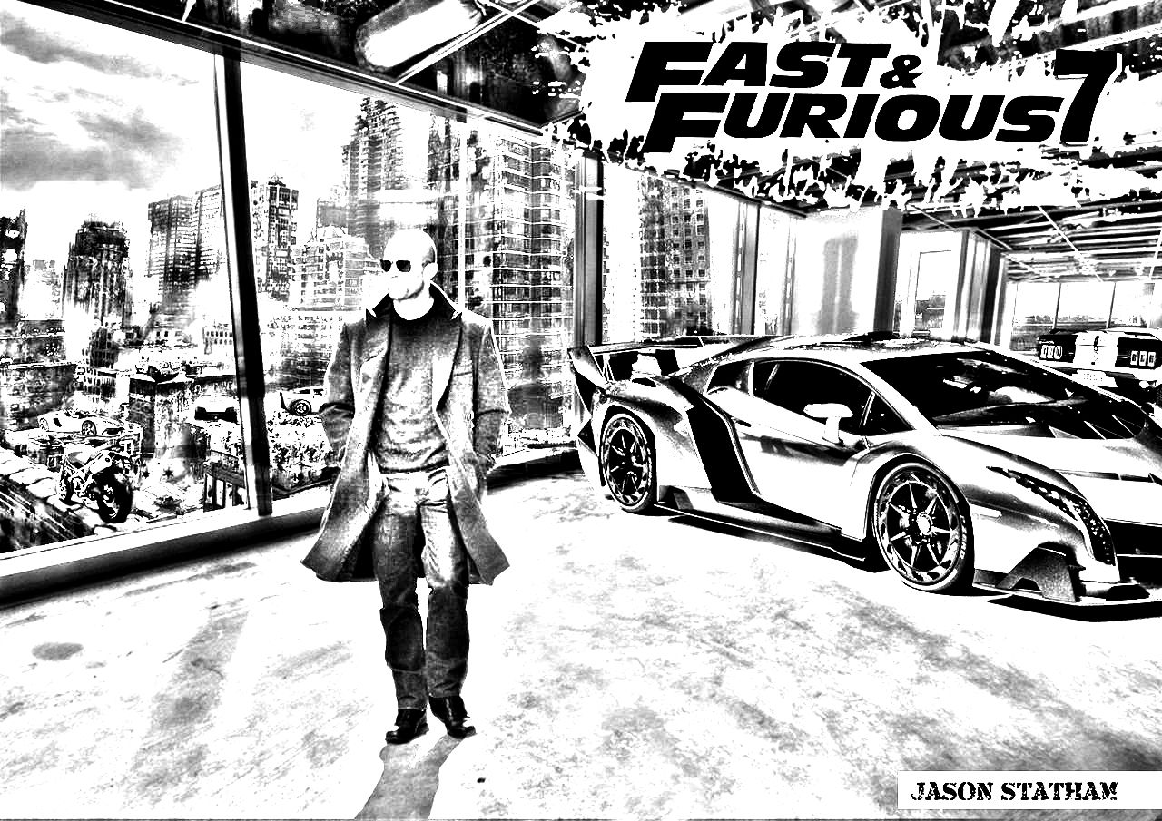 Wallpapers Movies Fast and Furious 7 Fast and Furious 7 : Jason Statham