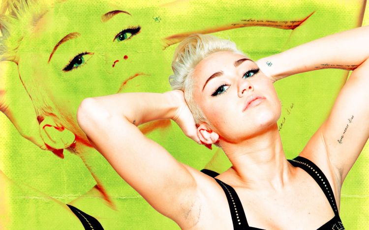 Fonds d'cran Clbrits Femme Miley Cyrus Wallpaper N402652