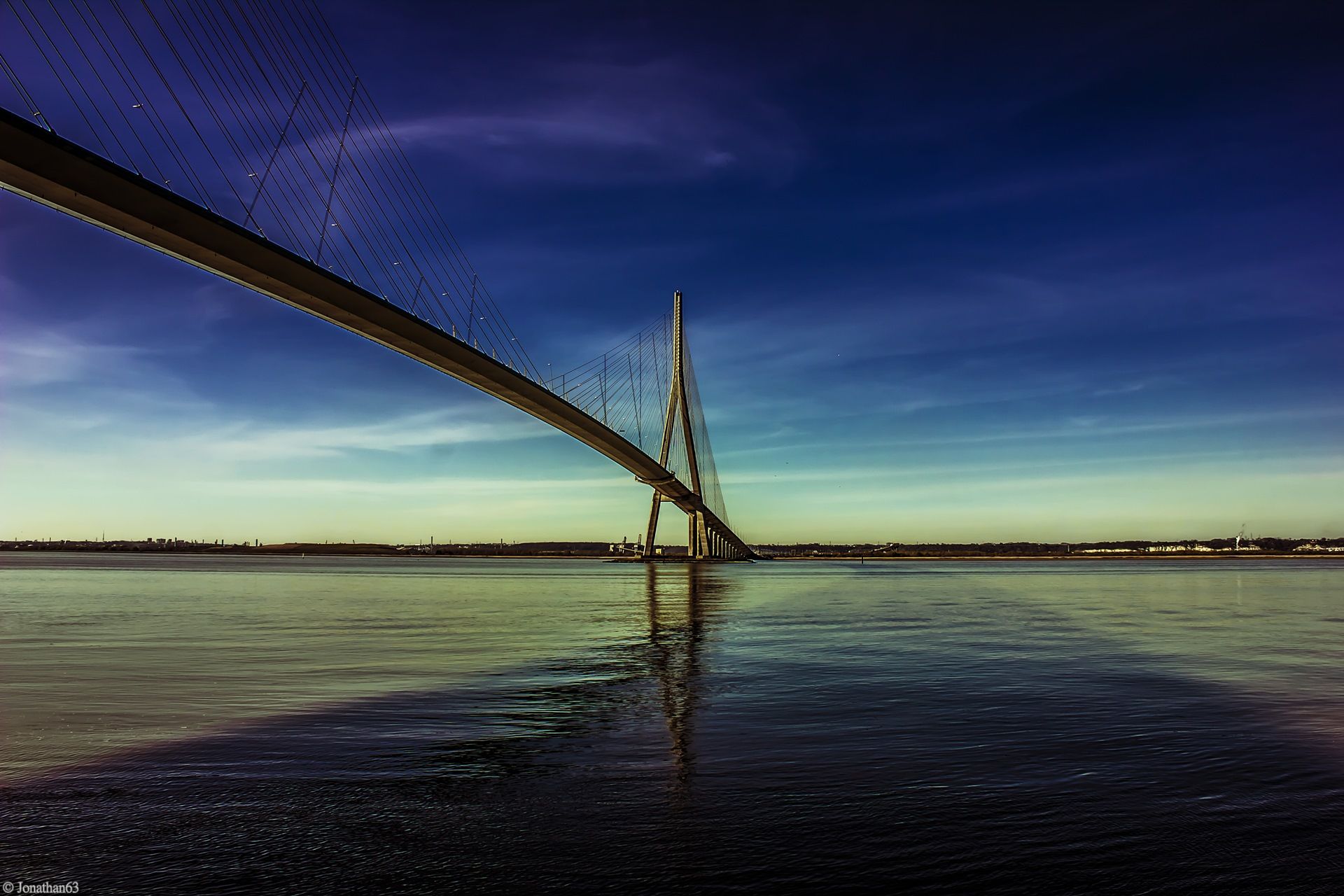 Fonds d'cran Constructions et architecture Ponts - Aqueducs Pont de Normandie