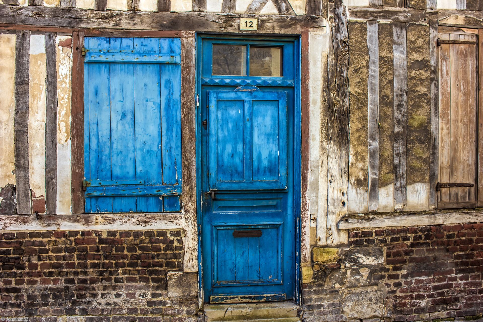 Wallpapers Constructions and architecture Doors - Windows - Porch Honfleur