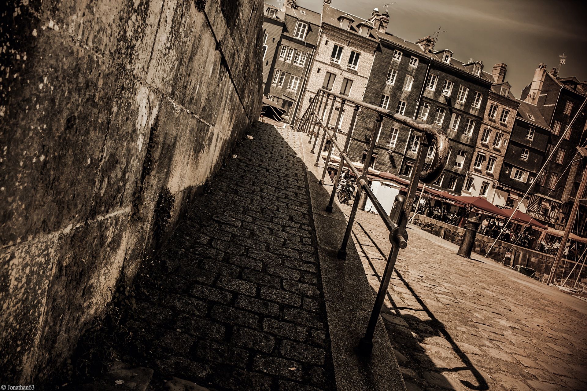 Fonds d'cran Constructions et architecture Rues - Ruelles Honfleur