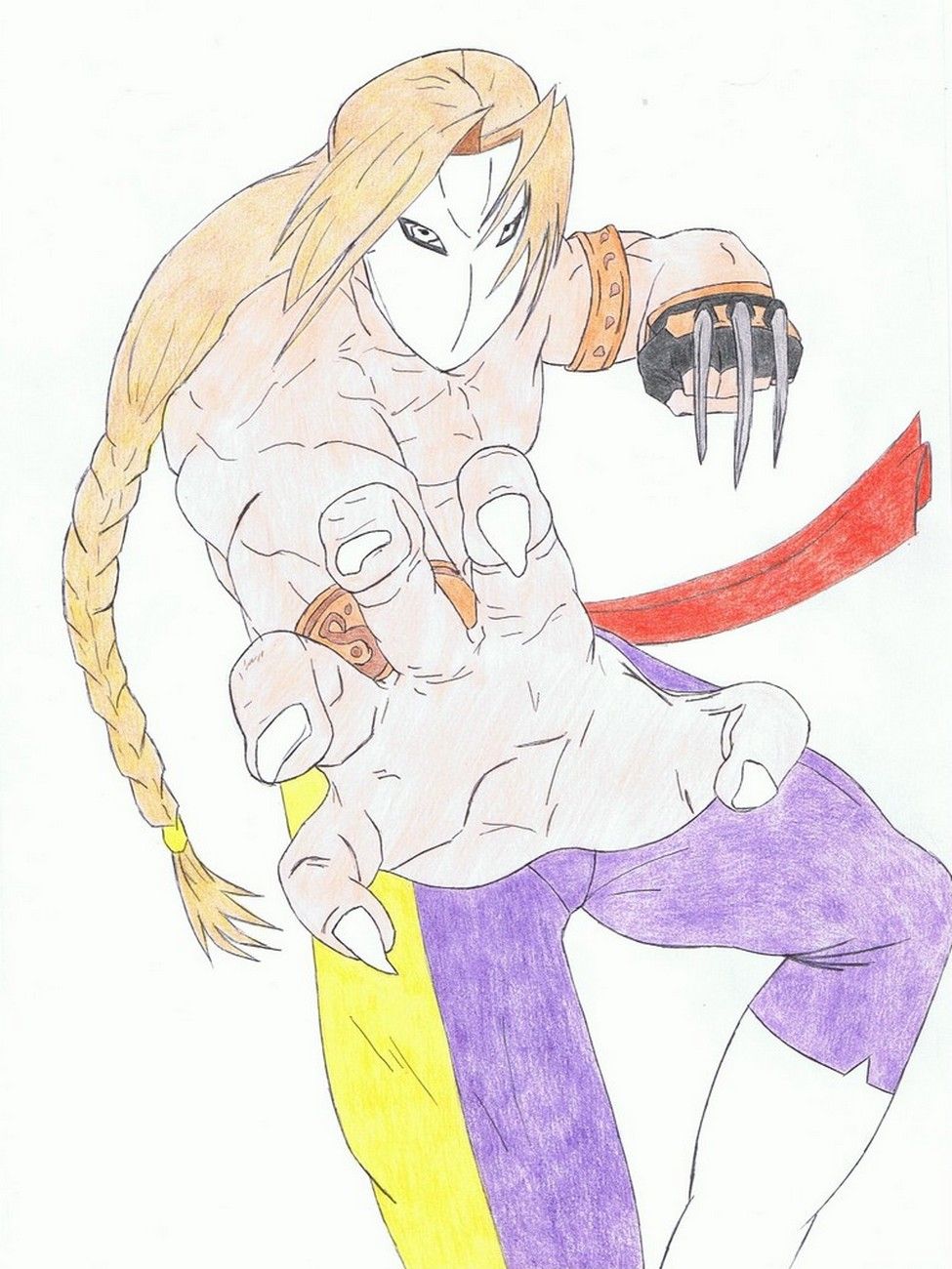 Fonds d'cran Art - Crayon Jeux Vido Street Fighter : Vega