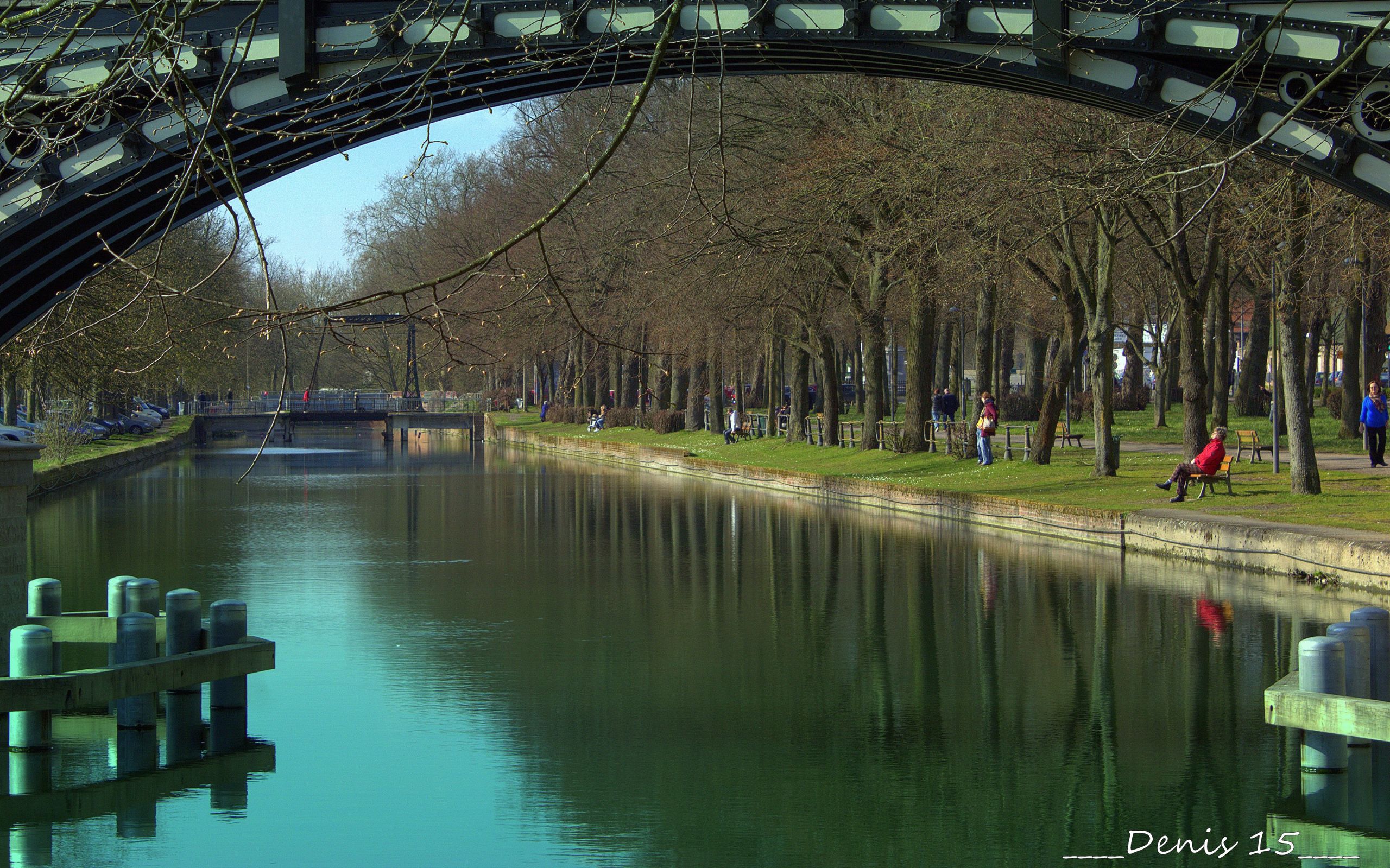 Fonds d'cran Nature Fleuves - Rivires - Torrents Esplanade- Lille