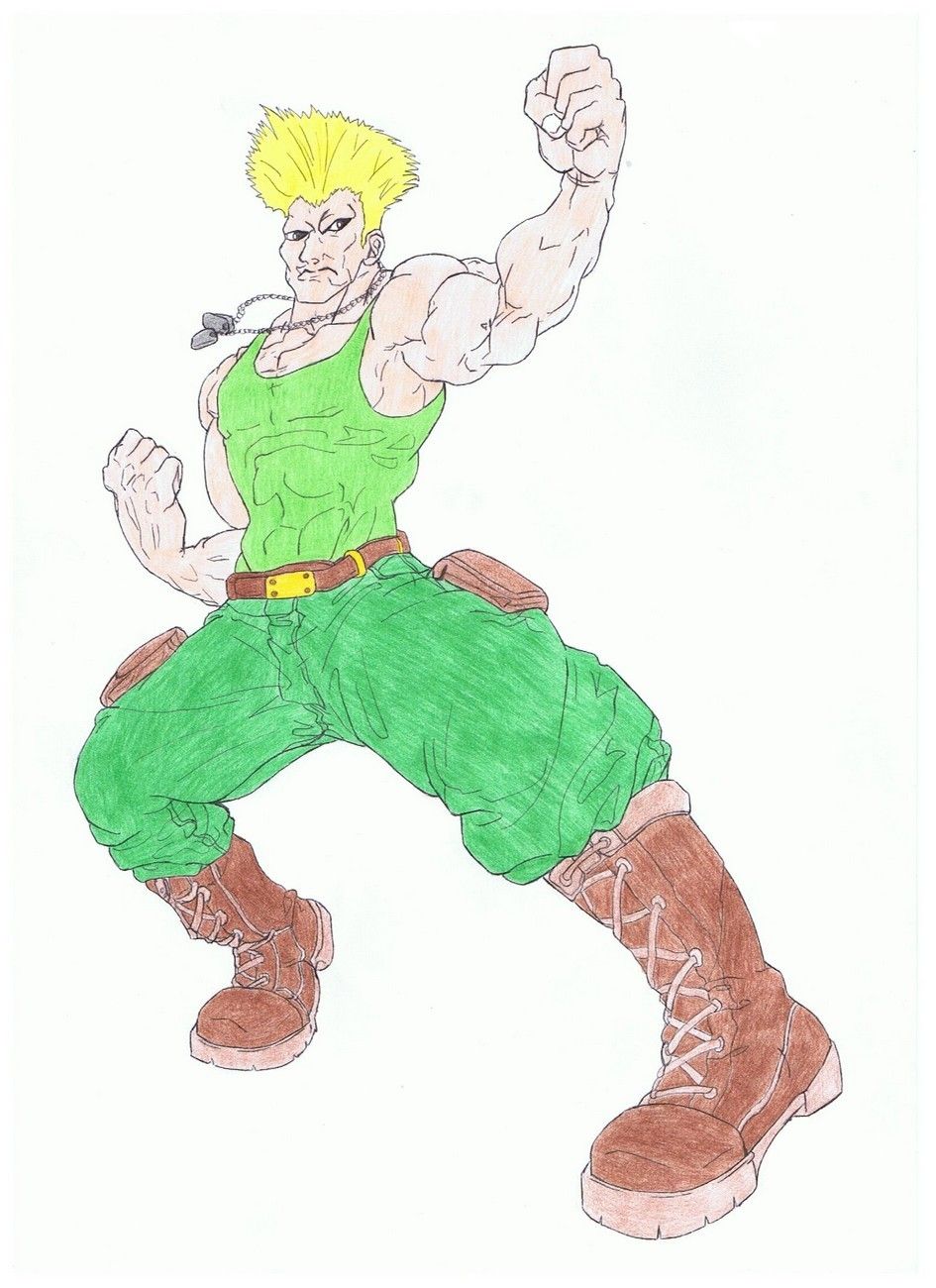 Wallpapers Art - Pencil Video games Street Fighter : Guile