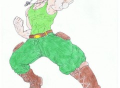  Art - Pencil Street Fighter : Guile