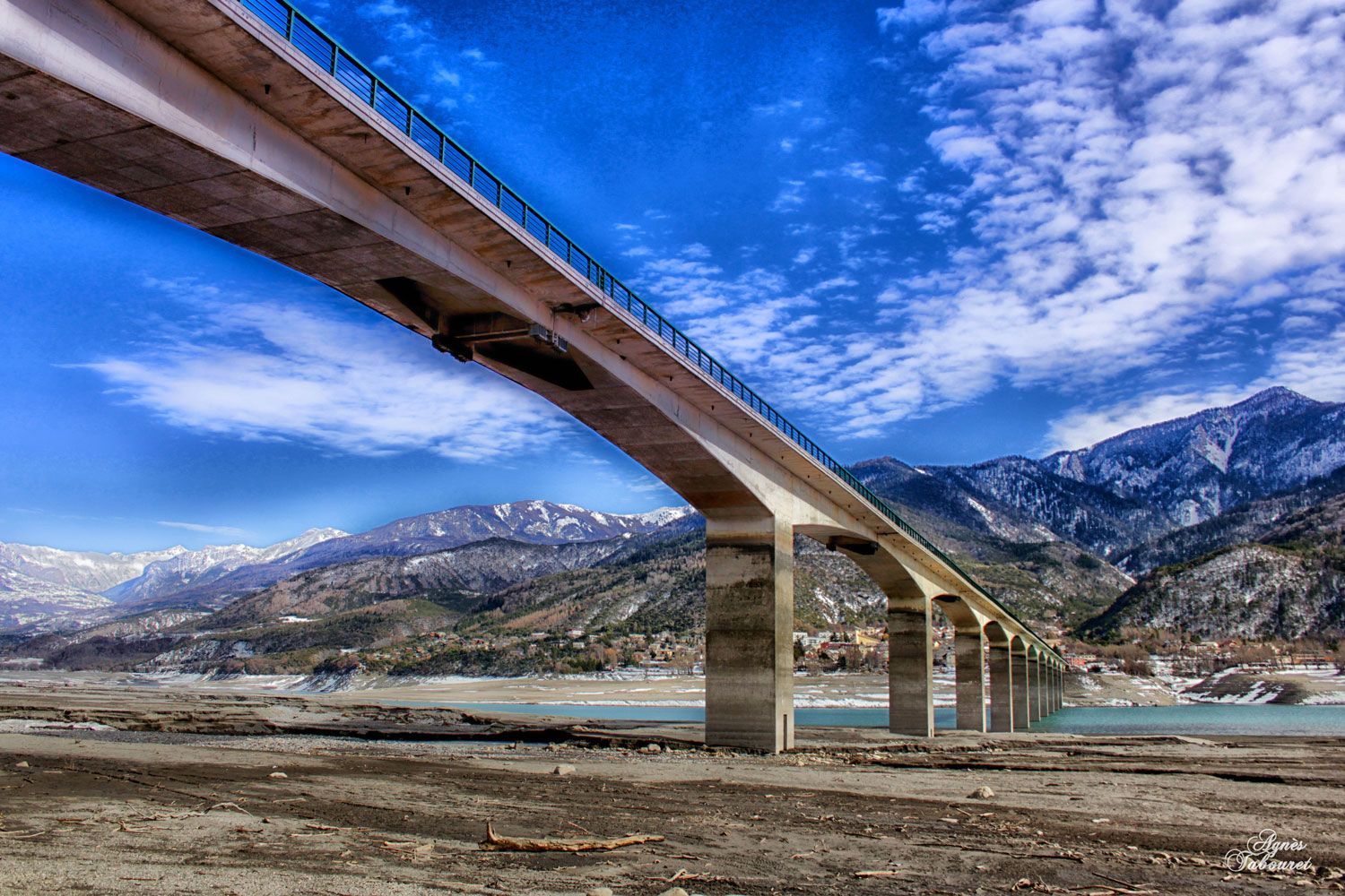 Wallpapers Constructions and architecture Bridges - Aqueduct Pont de Savines le lac - Hautes Alpes