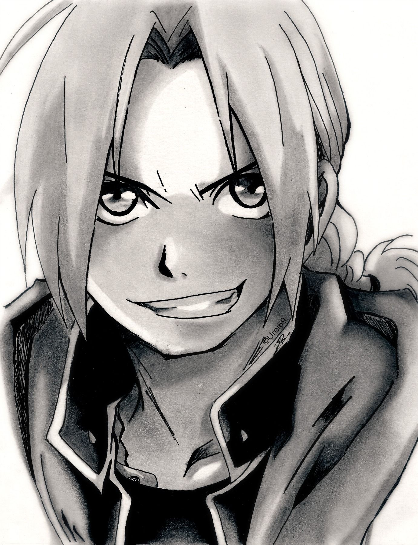 Fonds d'cran Art - Crayon Manga - Fullmetal Alchemist Edward Elric