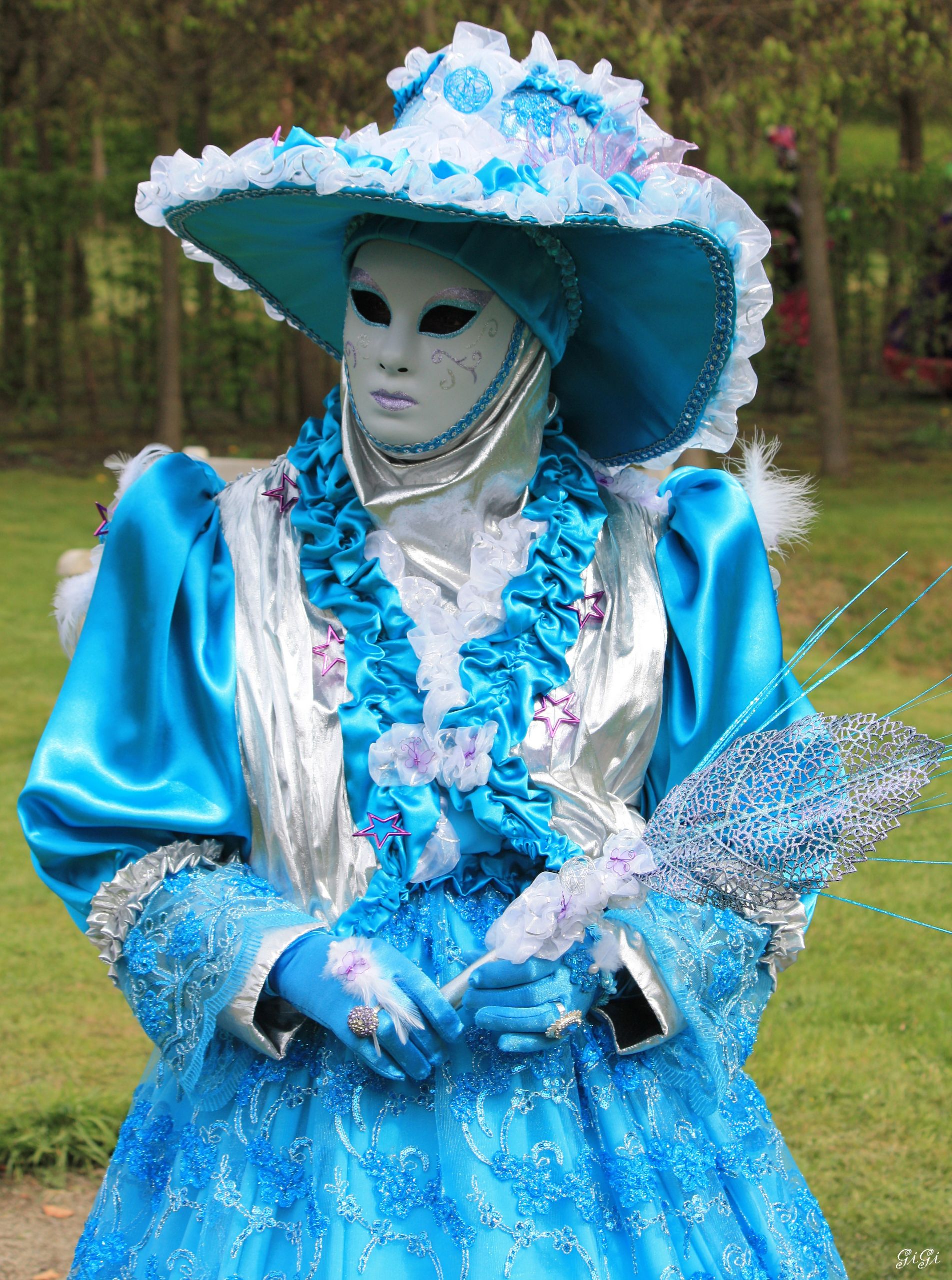 Fonds d'cran Hommes - Evnements Carnavals - Costumes Costums aux Jardins d'Annevoie (2015)