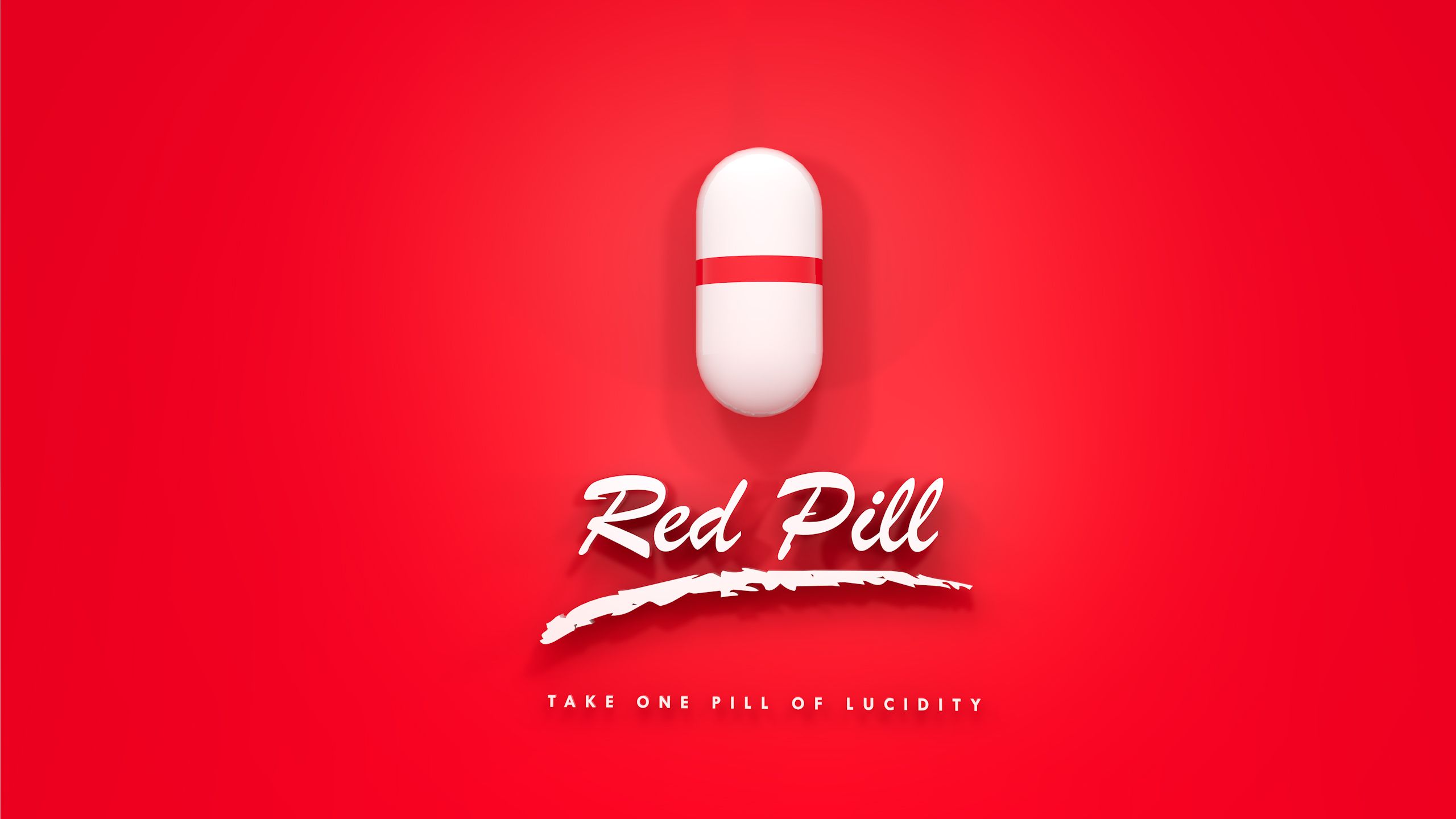 Fonds d'cran Art - Numrique 3D red pill