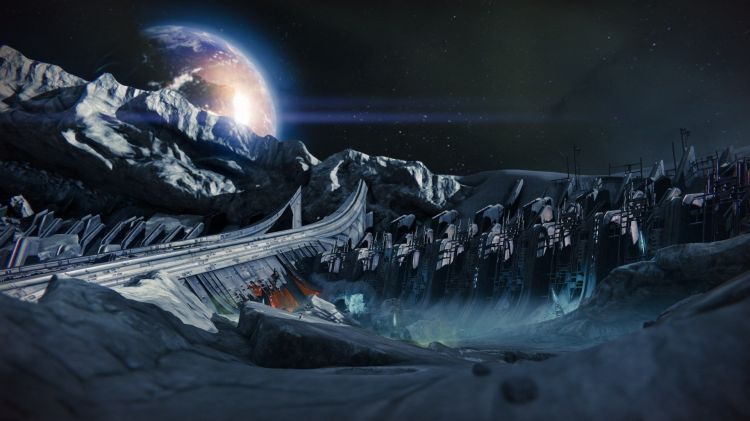 Fonds d'cran Jeux Vido Destiny Destiny : paysage lune