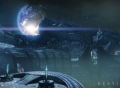  Video Games Destiny : paysage lune