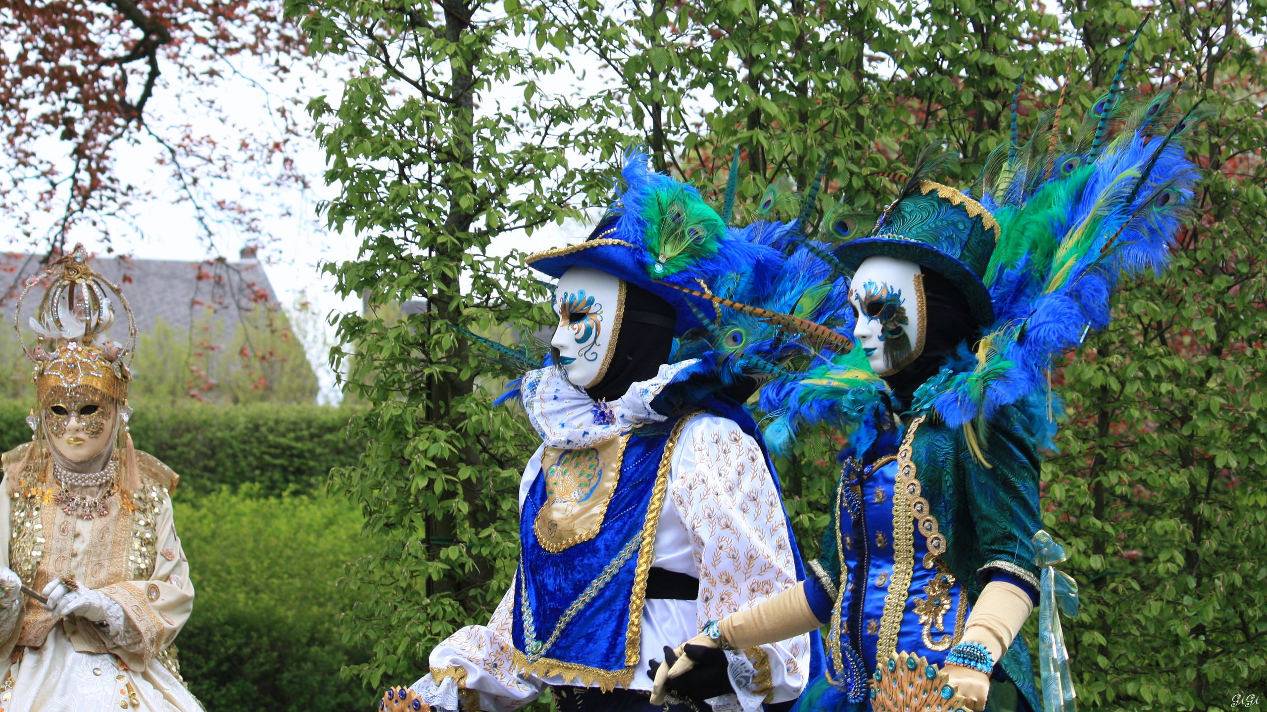 Fonds d'cran Hommes - Evnements Carnavals - Costumes Annevoie : son chteau, ses jardins, ses costums (2015)