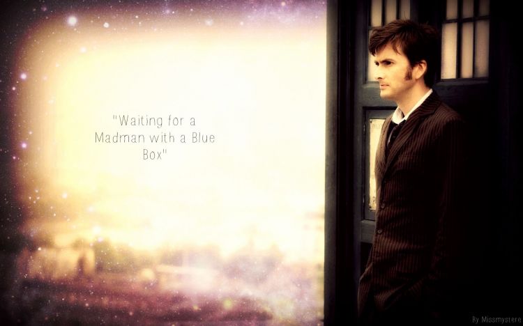 Wallpapers TV Soaps Doctor Who Madman With a Blue Box