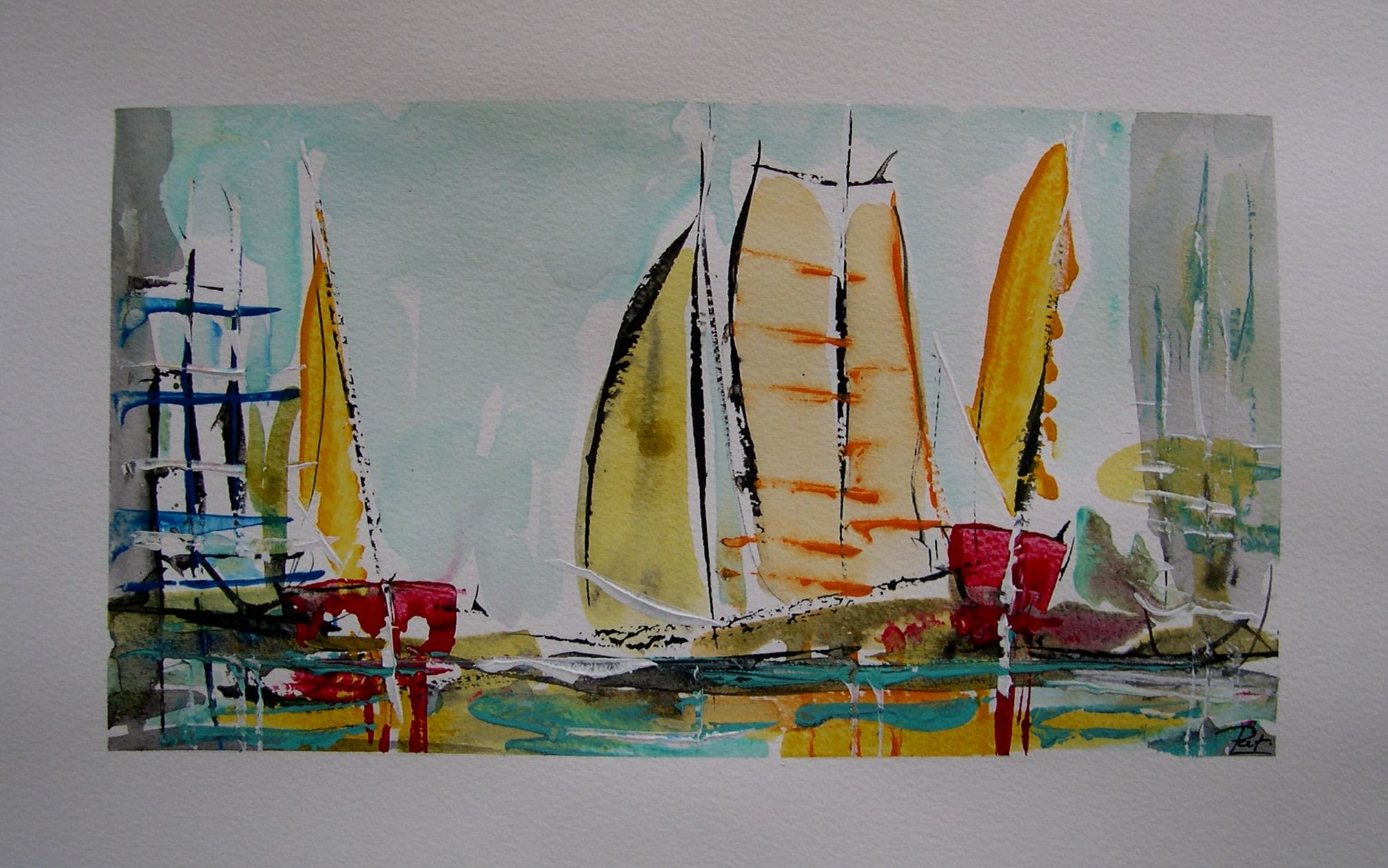 Fonds d'cran Art - Peinture Marine et port de pche Pat29730.free.fr 