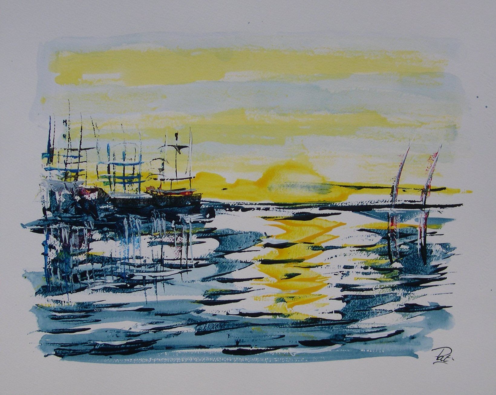 Fonds d'cran Art - Peinture Marine et port de pche Pat29730.free.fr 