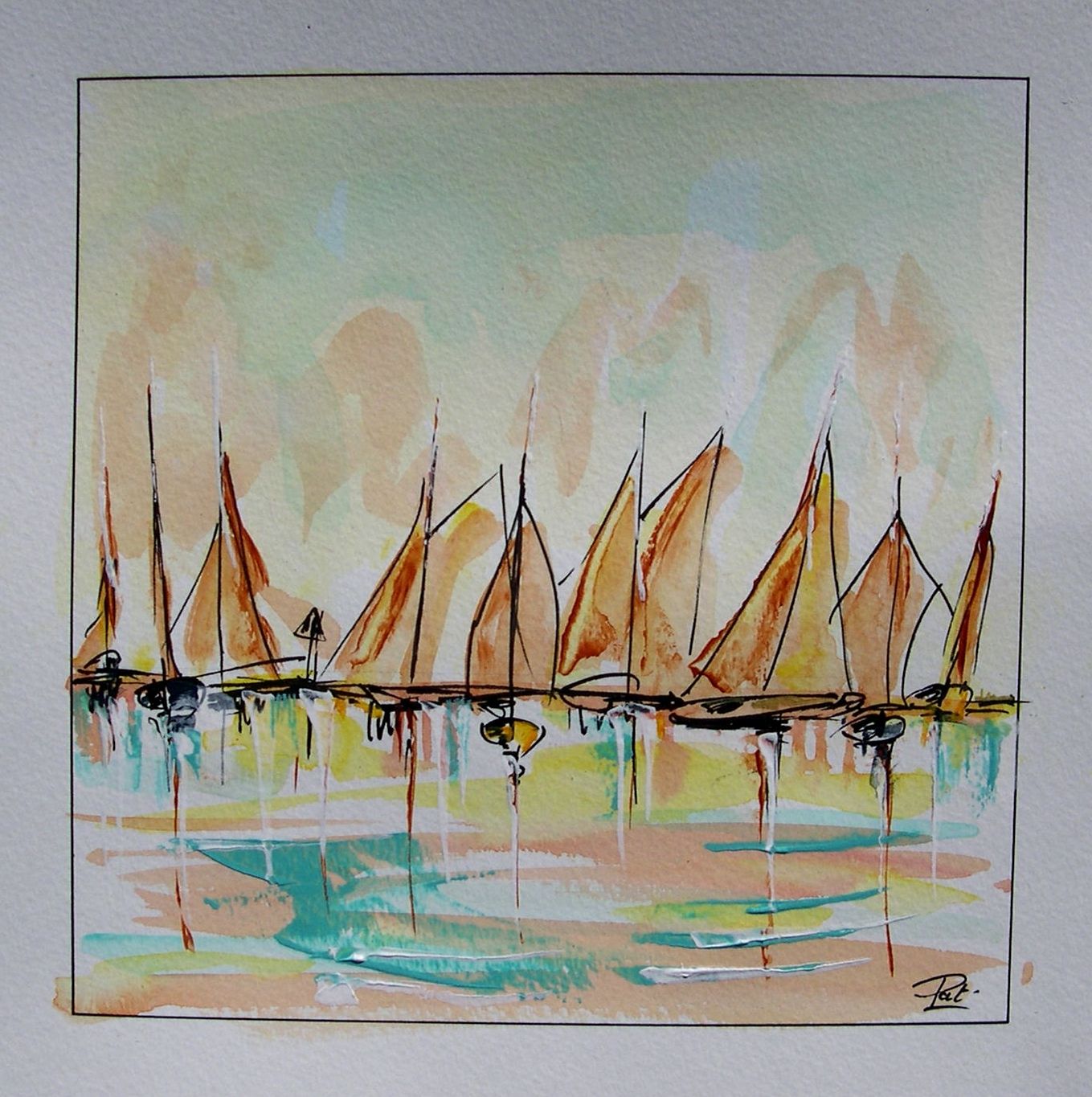 Fonds d'cran Art - Peinture Marine et port de pche Pat29730.free.fr 