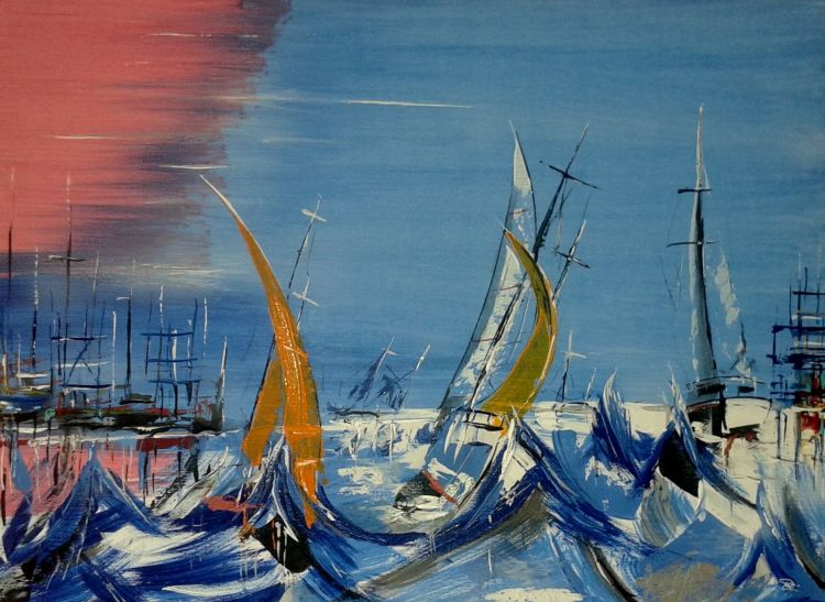 Fonds d'cran Art - Peinture Marine et port de pche Pat29730.free.fr 