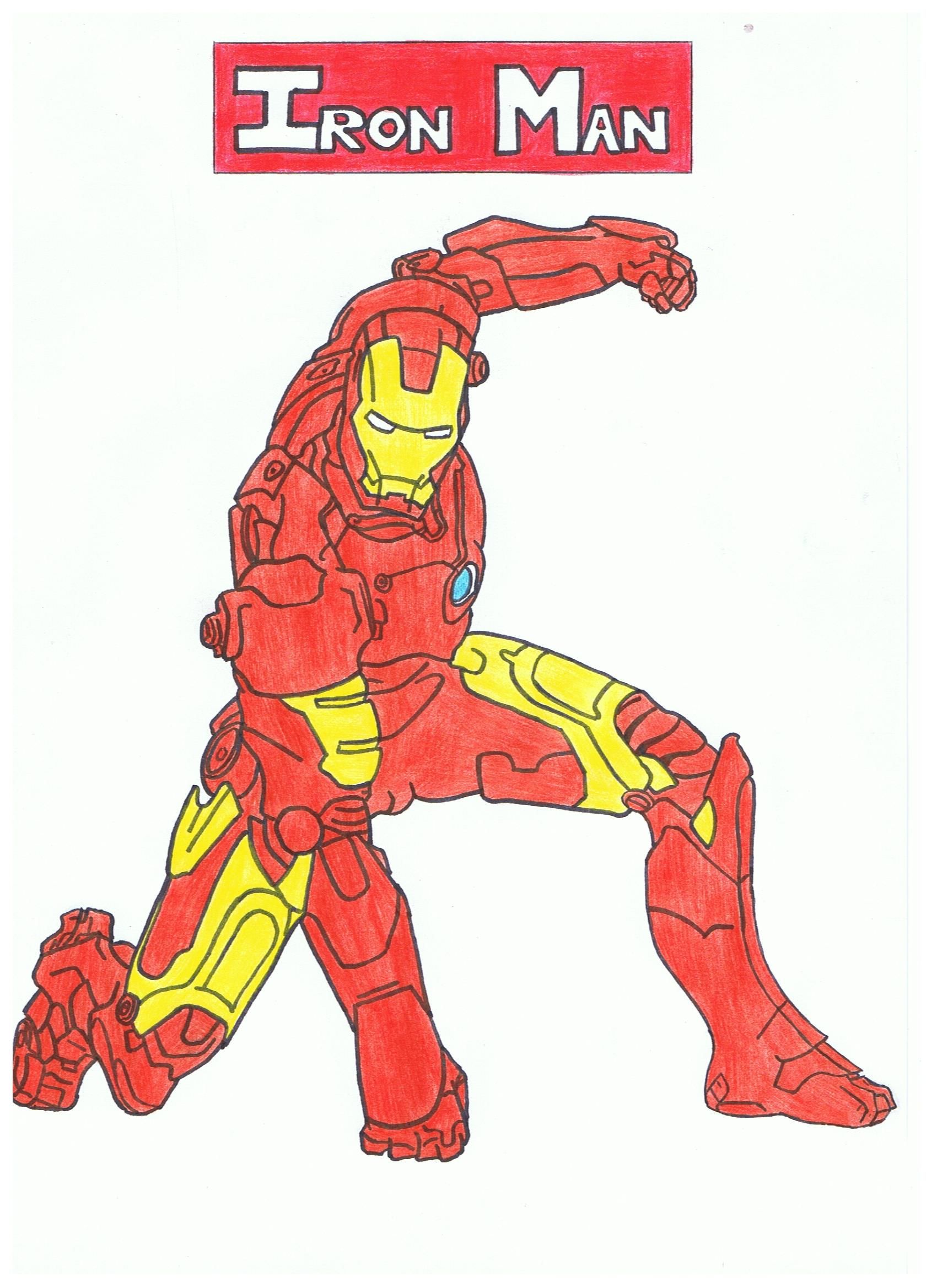 Fonds d'cran Art - Crayon BDs - Iron Man Iron Man