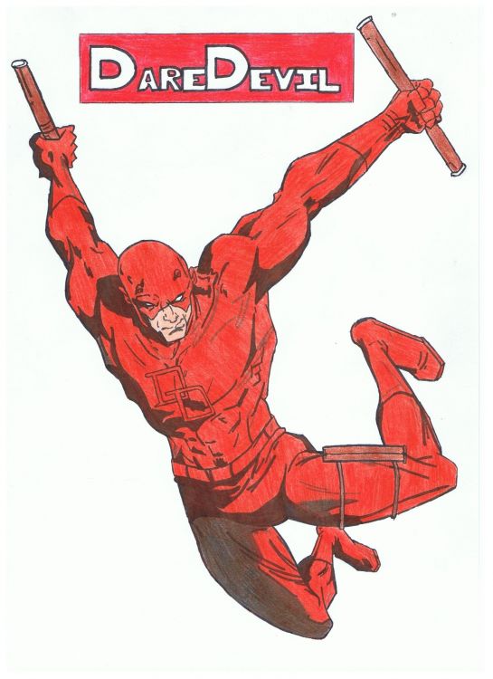 Fonds d'cran Art - Crayon BDs - Daredevil Daredevil