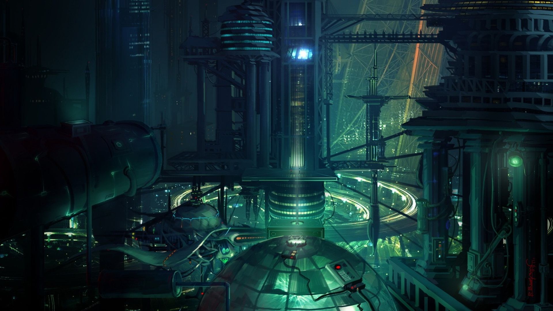 Wallpapers Fantasy and Science Fiction Future cities 