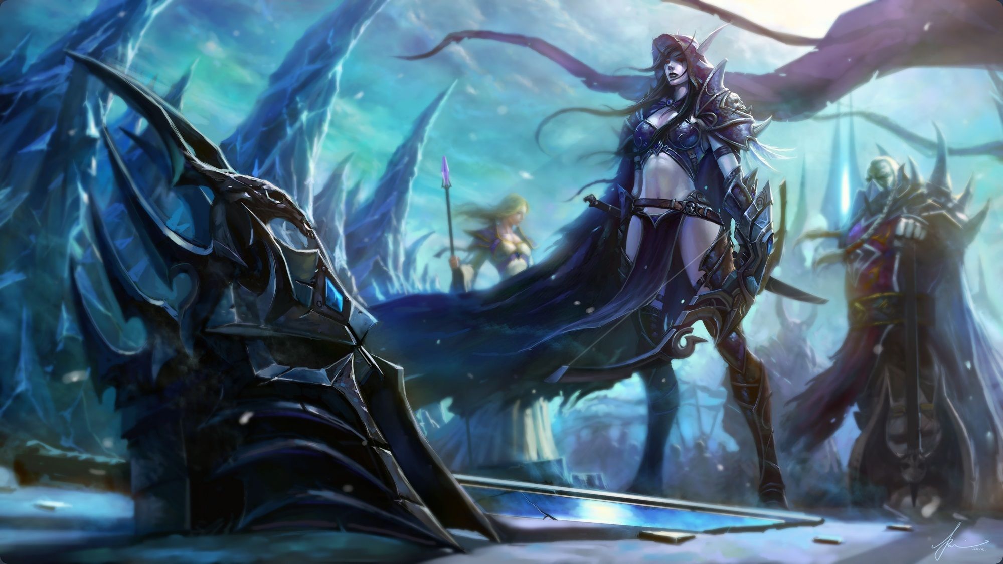 Wallpapers Video Games World of Warcraft Sylvanas Coursevent Dirigeante des Réprouvés