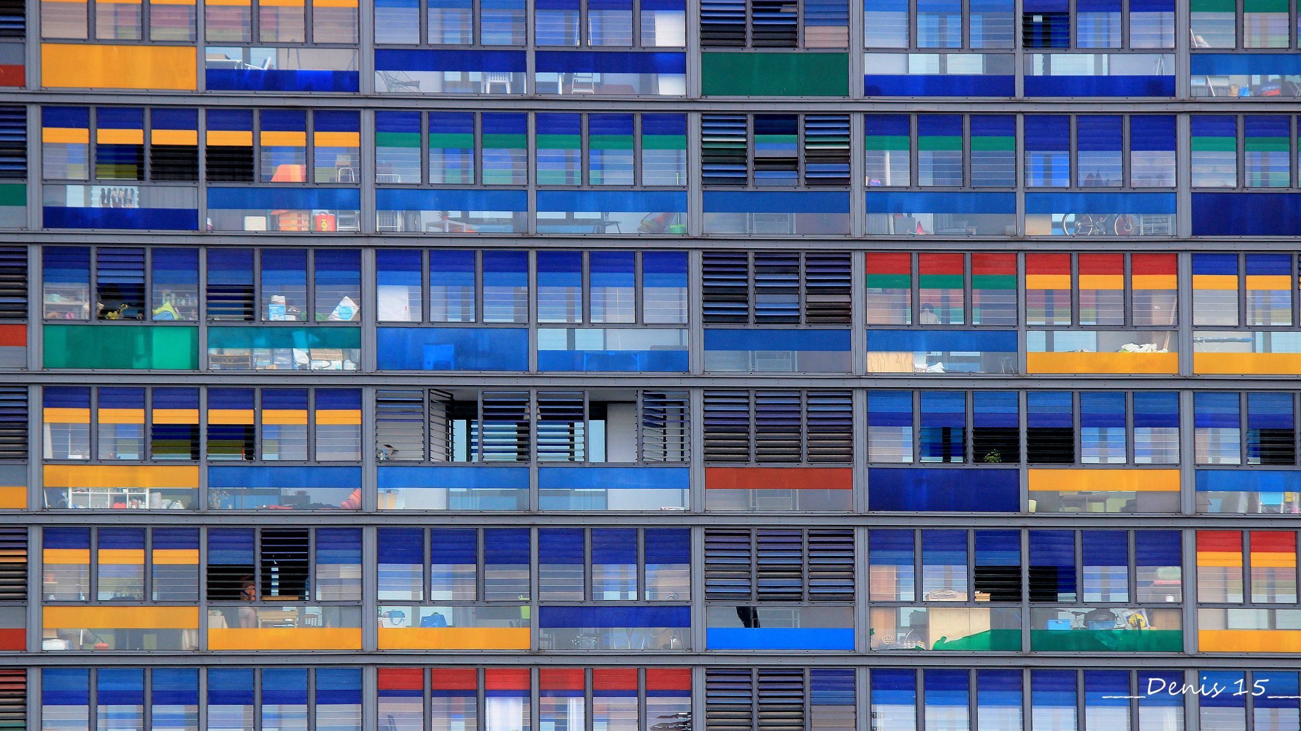 Fonds d'cran Constructions et architecture Grattes-ciel et Immeubles LILLE vues du parc Henri MATISSE