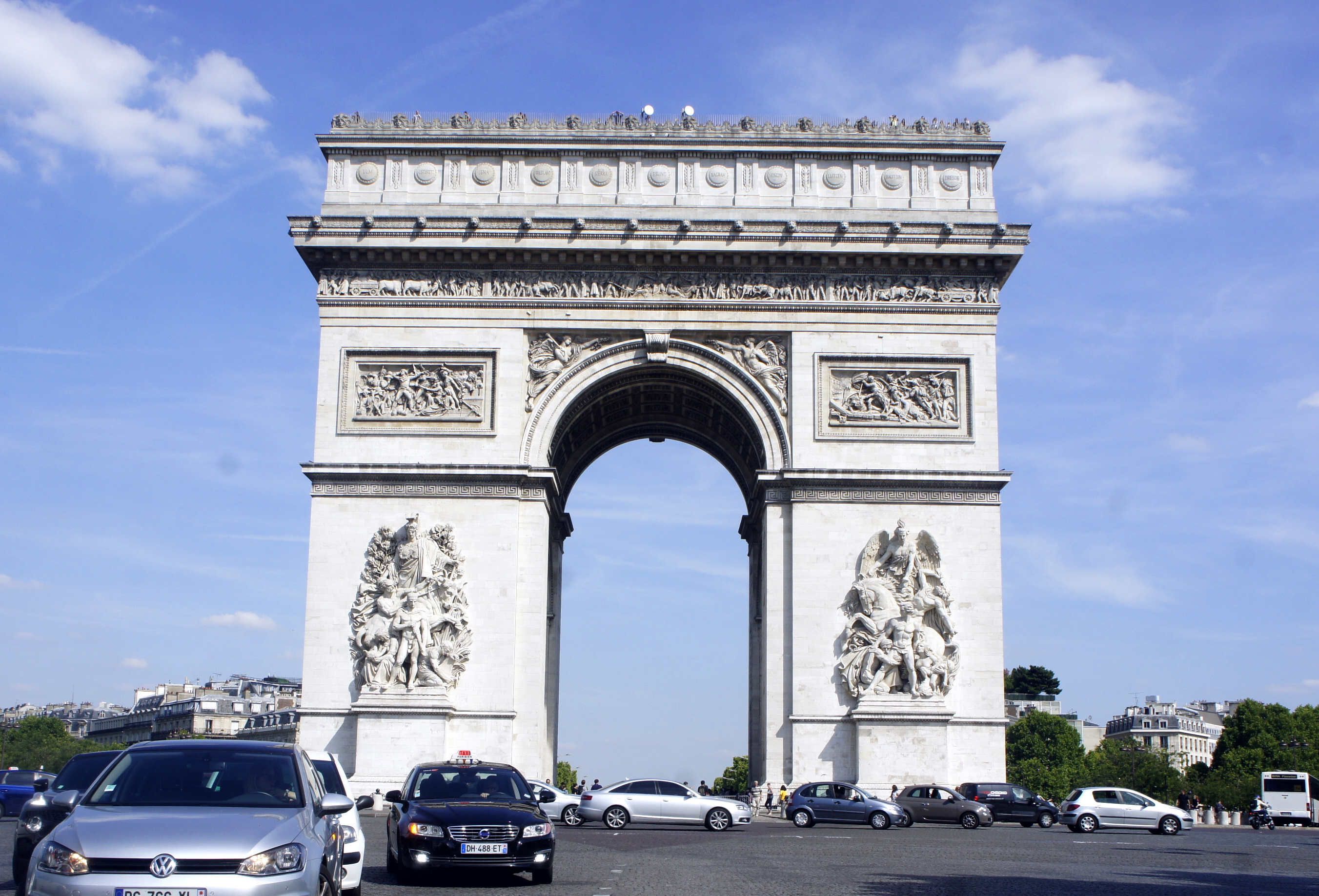 Fonds d'cran Constructions et architecture Statues - Monuments L&#8217;arc de triomphe de l&#8217;Étoile 