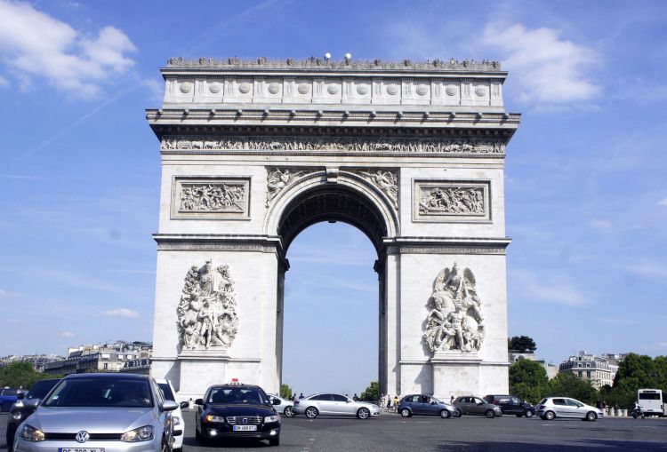 Fonds d'cran Constructions et architecture Statues - Monuments L&#8217;arc de triomphe de l&#8217;Étoile 