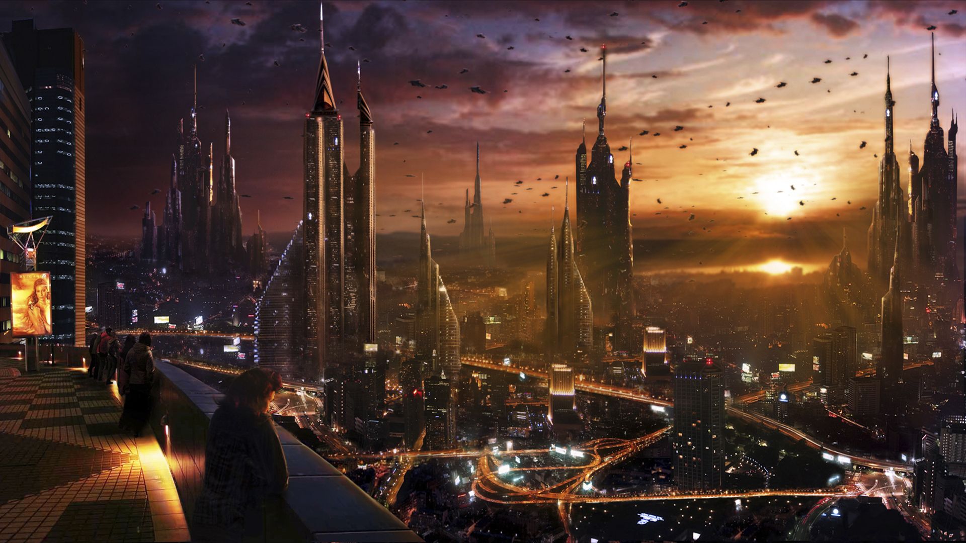 Wallpapers Fantasy and Science Fiction Future cities 