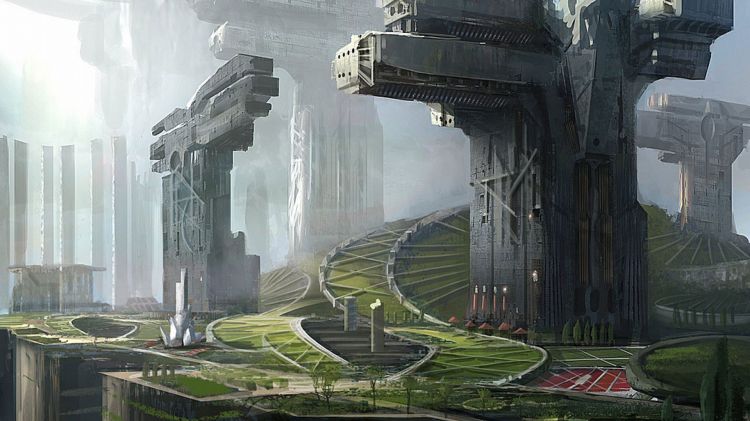 Fonds d'cran Fantasy et Science Fiction Villes futuristes Wallpaper N409257