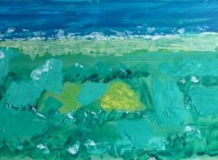  Art - Peinture Le bocage et la mer