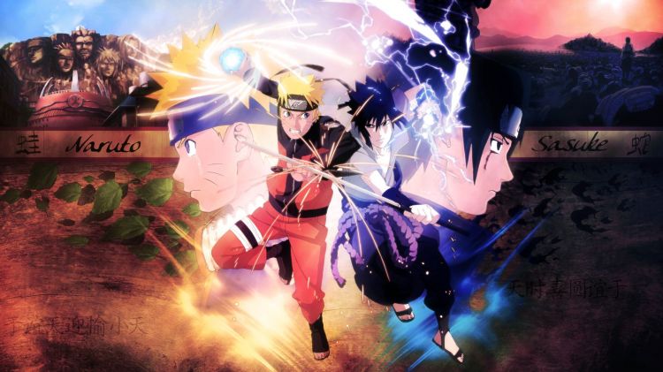 Fonds d'cran Manga Naruto Naruto vs sasuke