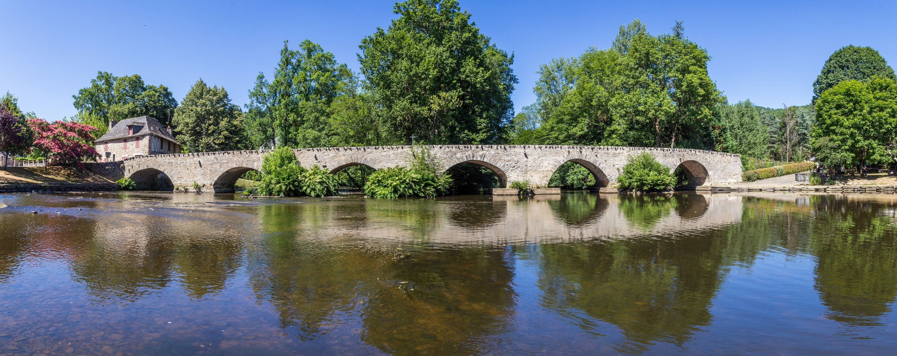 Fonds d'cran Voyages : Europe France > Limousin pont de Saillant